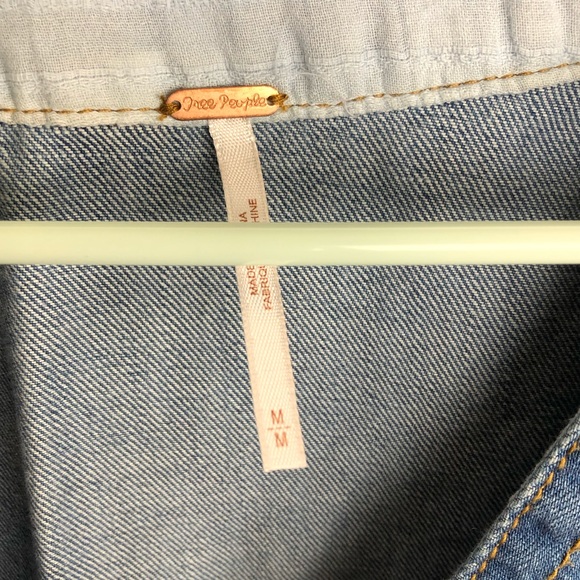 FREE PEOPLE Dreaming Of Denim Bell Sleeve Tunic - Picture 4 of 9
